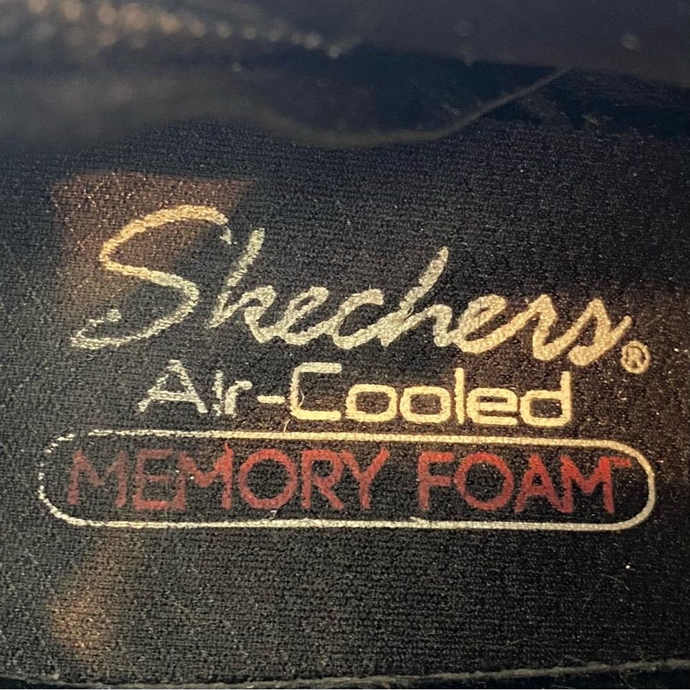 Skechers Womens Shoes Sz 7 Black Vegan Suede Heeled Ankle Casual Comfortable - Picture 9 of 13